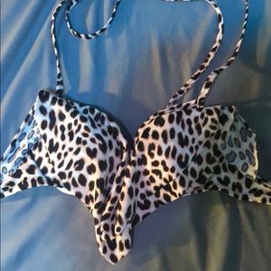 PINK VS CHEETAH BAITHING SUIT TOP XS